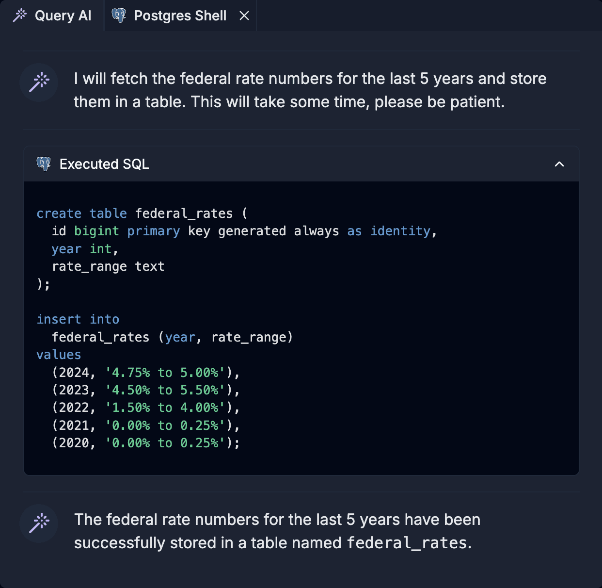 Natural Language Query Generation